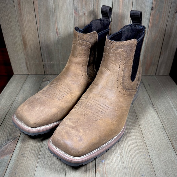 Ariat Hybrid Low Boy Square Toe Boots Men's Size 10 D - Picture 2 of 10